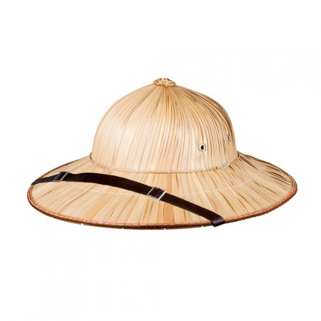 Chapeau Safari naturel - taille adulte - Haut. 13cm Diam. 38cm