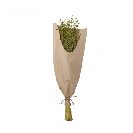 Bouquet de lin naturel hauteur 100 gr - 60 cm