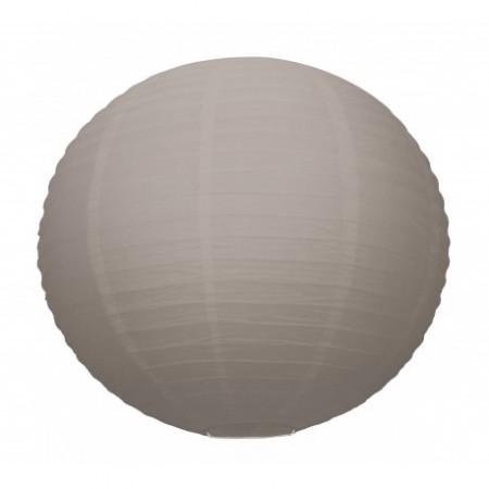 Lampion boule papier MARRON TAUPE– Diam 50 cm