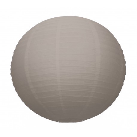 Lampion boule papier MARRON TAUPE– Diam 50 cm