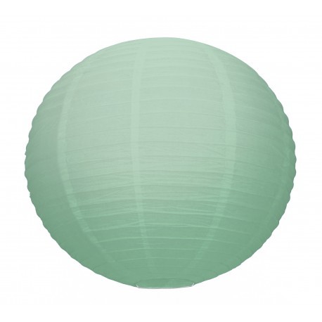 Lampion boule vert pastel papier - Diam. 50cm