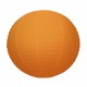 Lampion boule orange papier - Diam. 50cm