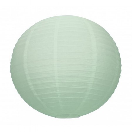 Lampion boule vert mint papier - Diam. 50cm