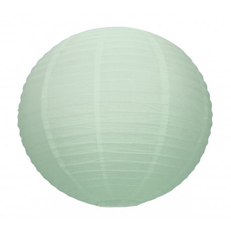 Lampion boule vert mint papier - Diam. 50cm