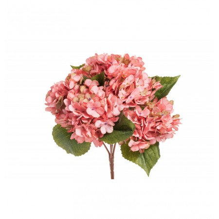 Bouquet de 5 Branches d'Hortensia rose - Haut. 41cm