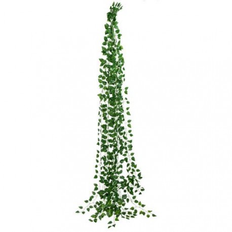 Guirlande feuilles de saule vertes x10 - Haut. 210cm