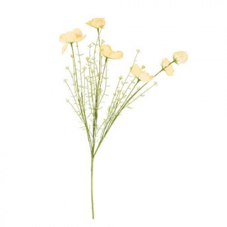 Bouquet de fleurs des champs jaune - Haut. 55cm