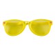 Paire de lunettes géantes jaune ou rouge PVC 26 cm