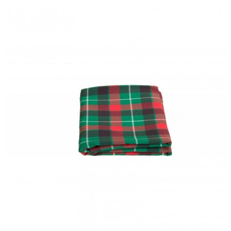 Nappe tissu Tartan rouge vert et blanc - 150 x 240cm