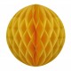 Boule jaune moutarde papier - Diam. 20cm