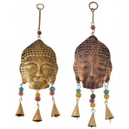Mobile Bouddha avec clochettes métal - Haut. 40cm