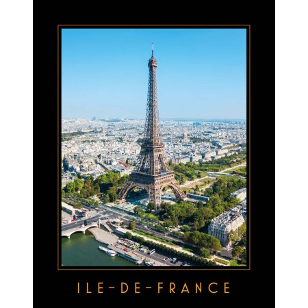Affiche Île de France - papier - 50 x 70 cm
