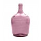 Vase en verre rose tendre 18 x 30cm