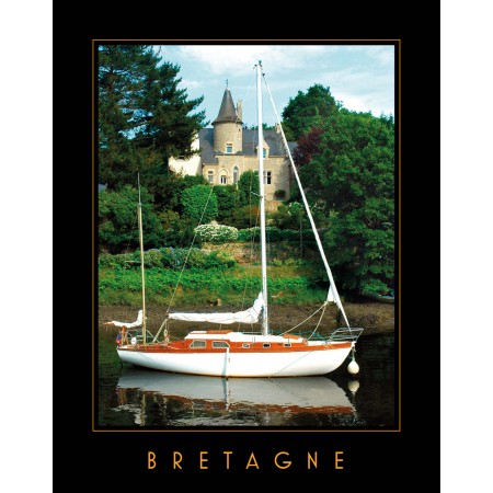 Affiche Bretagne - papier - 50 x 70 cm