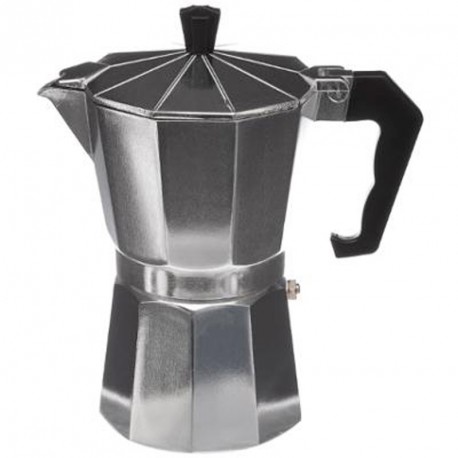 Cafetière Italienne argent - 18cm