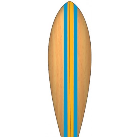 Surf imprimé carton à poser - Haut 40cm (Prévoir chevalet carton)