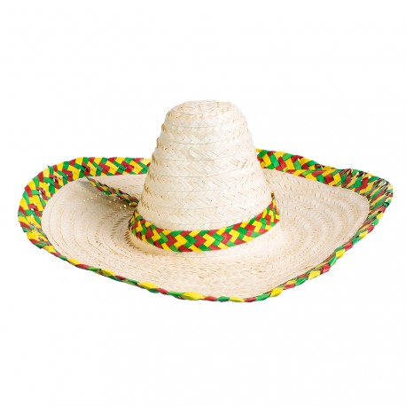 Sombrero Fiesta en paille Diam. 48 cm