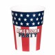 Set 10 gobelets en papier 'American Party'