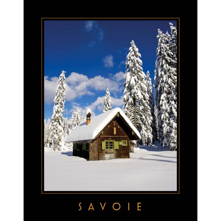 Affiche Savoie - papier - 50 x 70 cm