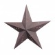 Lanterne étoile grise carton - Diam 60cm
