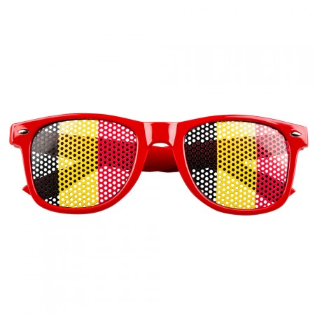 Lunettes de supporter Belgique / PVC - Taille adulte