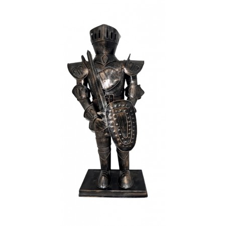 Armure médiévale Bouclier et Epée - métal - 50 x 23 x 13 cm
