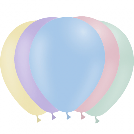 Ballon pastel multicolore x10 -  Diam. 29cm