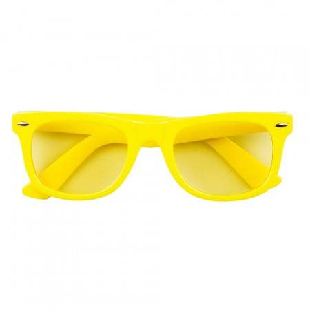Paire de lunettes jaune fluo PVC
