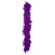 Boa en plumes violet 45 gr / 180 cm