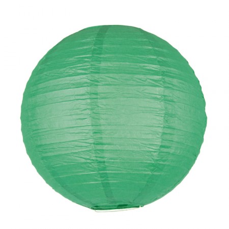 Lanterne japonaise en papier vert jungle - Diam. 50 cm
