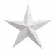 Lanterne étoile blanche carton - Diam. 60cm