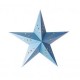 Lanterne étoile bleu pastel - Diam. 30cm