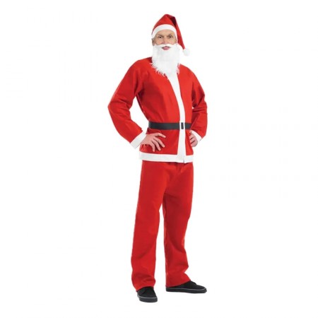 Costume de Père Noel mixte - taille unique
