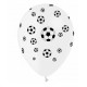 Ballons multicolores motif '' Foot'' x 8 - Diam. 29cm