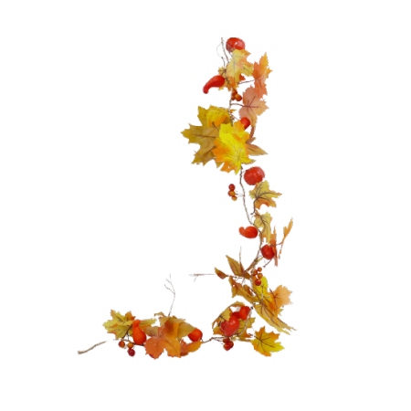 Guirlande de feuilles d'automne Long 1m