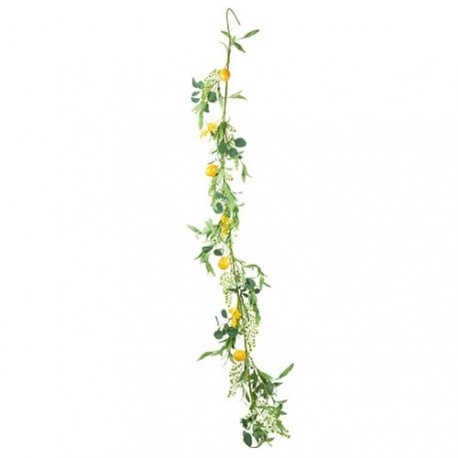 Guirlande de mimosa et citrons - Long. 190cm