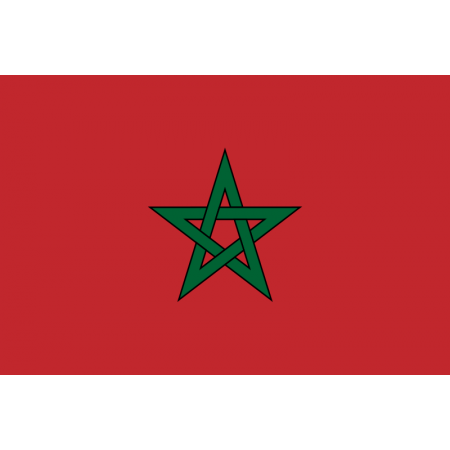 Drapeau Maroc - tissu - 60 X 90 cm