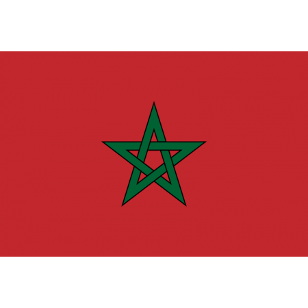 Drapeau Maroc - tissu - 60 x 90cm