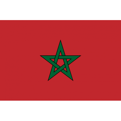 Drapeau Maroc - tissu - 60 X 90 cm