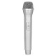 Microphone argent 23.5cm