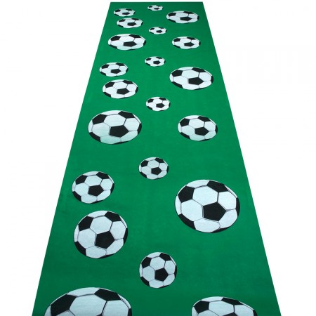Tapis motif Football 450 x 60 cm en polypropylène