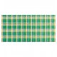 Chemin de table en lin madras vert 28 cm x 5 m