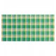 Chemin de table en lin madras vert 28 cm x 5 m