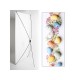 Kakemono Pâques Oeufs  et  Fleurs - 180 x 80 cm -Toile M1 avec structure X- Banner