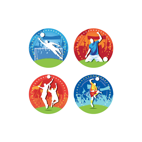 Mobiles Foot x4 - carton - Diam. 25cm