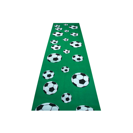 Tapis motif Football 450 x 60 cm en polypropylène