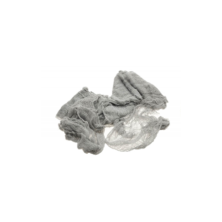 Tissu lambeaux gris clair - 76cm x 6m