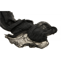 Tissu lambeaux gris foncé - 76cm x 6m