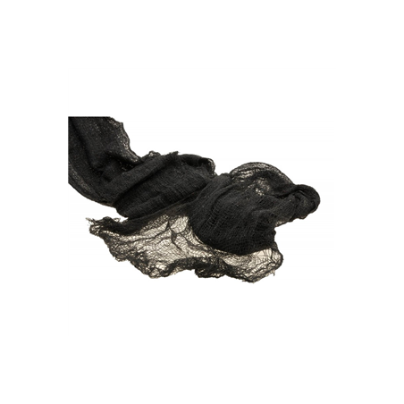 Tissu lambeaux gris foncé - 76cm x 6m