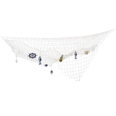 Filet de pêche décoratif 300 x 300cm